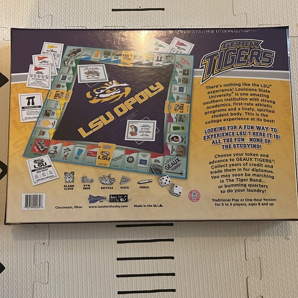 LSU Opoly (Monopoly) Board Game - Picture 2 of 2